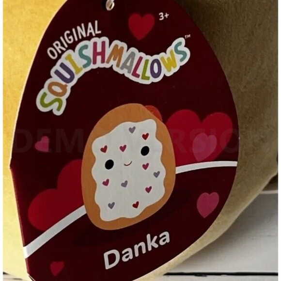 Squishmallow Valentines Day Danka The Poptart 8" Plush Toy- NEW - Picture 3 of 7